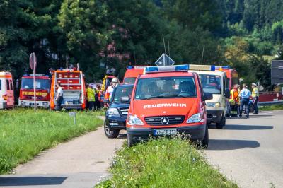 Murrhardt: Saegewerk steht in Vollbrand